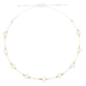 Braccialetti alla moda Miyuki con perle bianco