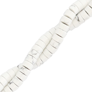 Perline in pietra naturale rondella 4mm marmo beige