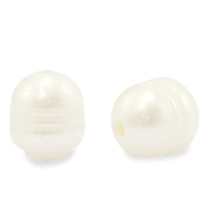BQ Perle di acqua dolce chicco di riso 12x10mm bianco naturale