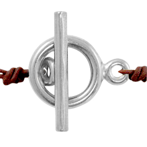 Componenti in acciaio inossidabile chiusura a forma T argento