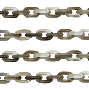 Catena in acrilico 15mm grigio