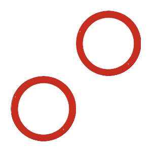 Anello elastico rosso