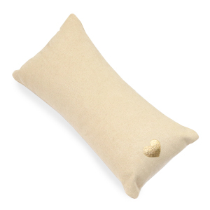 Espositore per bigiotteria cuscinetto velluto &hearts; beige naturale