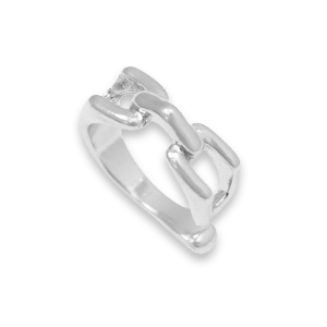 Metallo TQ in ottone orecchini ear cuff argento