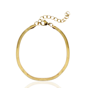 Bracciali in acciaio inossidabile catena a serpente oro