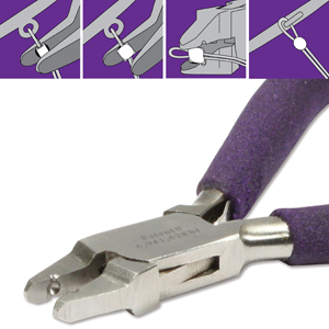 Beadsmith Magical crimps pinza crimpatrice viola-argento