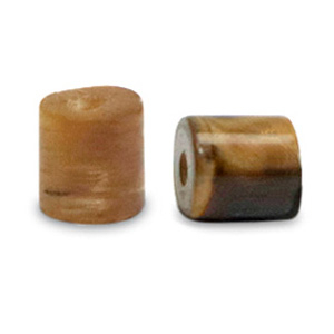 Perline di pietra naturale Occhio di tigre a dischetto 4x4mm marrone oro