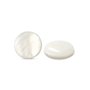 Perline di conchiglia 8mm bianco (colore naturale)