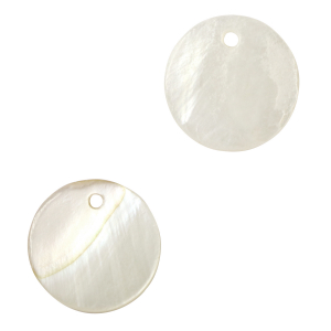 Pendenti di conchiglia prodotti speciali 8mm bianco (colore naturale)