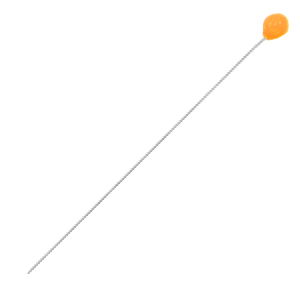 Componenti di metallo DQ chiodini testa tonda 52mm argento antico-arancio neon (privo di nichel)