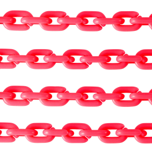 Catena in acrilico 15mm lucida rosa neon