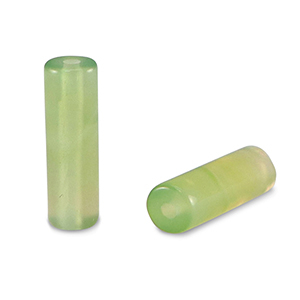 Perline in pietra naturale Agata tubo verde