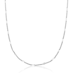 Collane in acciaio inossidabile argento