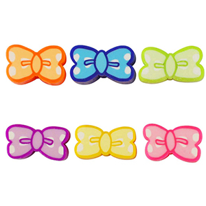 Perline di polimero farfalla multicolore