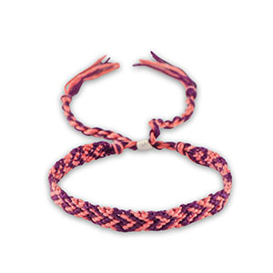 Braccialetti alla moda viola uva-rosa corallo