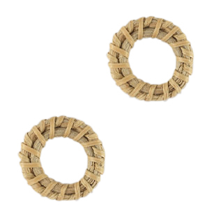 Pendente in rattan 24mm beige naturale