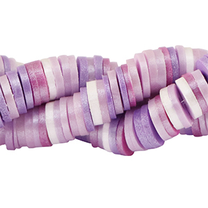 Perline Katsuki 6mm multicolor viola-effeto perlato