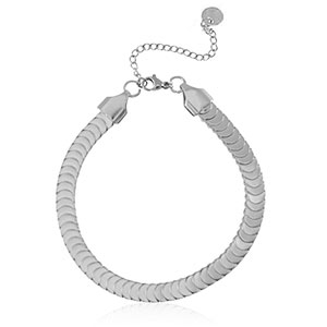 Bracciali in acciaio inossidabile argento