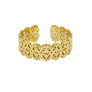 Anelli in acciaio inossidabile oro