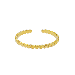 Anelli in acciaio inossidabile oro