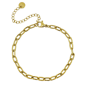 Bracciali in acciaio inossidabile oro