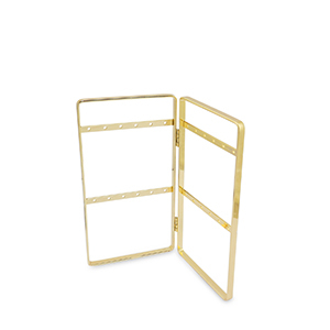 Espositore per bigiotteria per orecchini oro