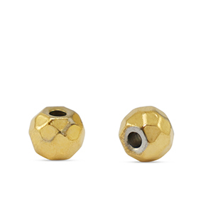 Perline in acciaio inossidabile 4mm oro