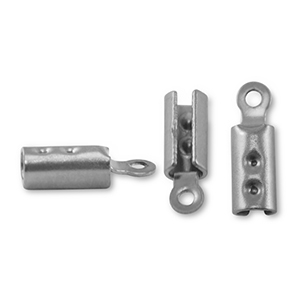 Componenti in acciaio inossidabile anellino apribile fermafilo argento