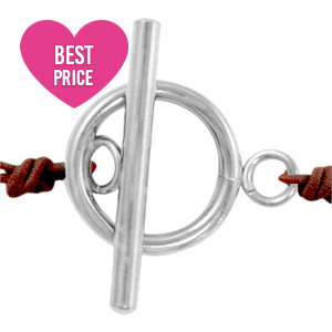 Componenti in acciaio inossidabile chiusura a forma T argento