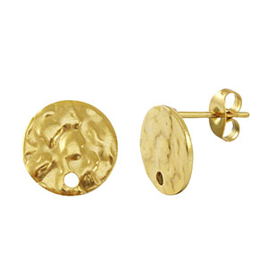 Orecchini in acciaio inossidabile oro