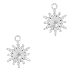 Ciondoli in acciaio inossidabile sole argento