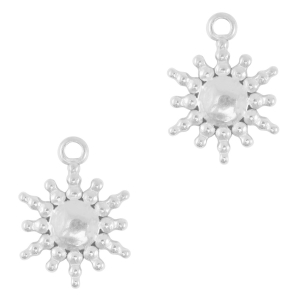 Ciondoli in acciaio inossidabile sole argento