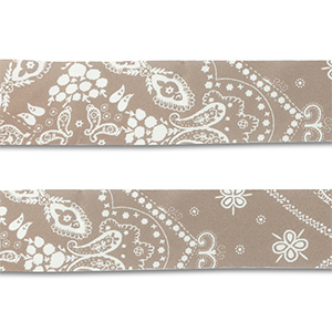 Bandana marrone taupe-bianco
