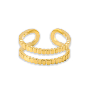 Anelli in acciaio inossidabile oro