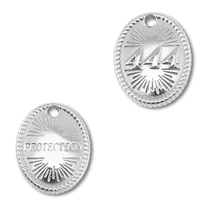 BY31&reg; Ciondolo in acciaio inossidabile numeri angelici 444 / protection argento