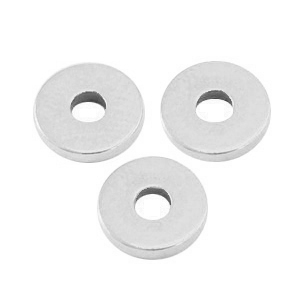 Perline di metallo DQ rondelle 6x1mm argento antico (privo di nichel)