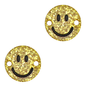 Distanziatori Plexx smiley oro glitterato