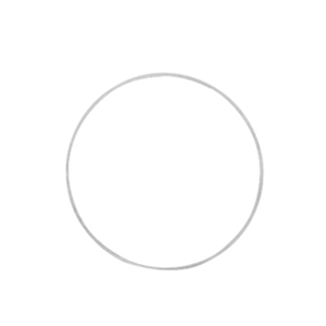 Componenti di metallo DQ anellino chiuso 20mm argento antico (privo di nichel)