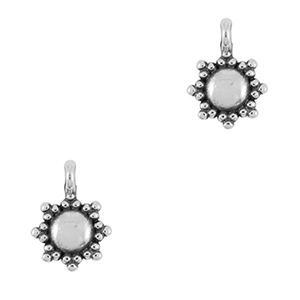 Ciondoli di metallo DQ argento antico (privo di nichel)