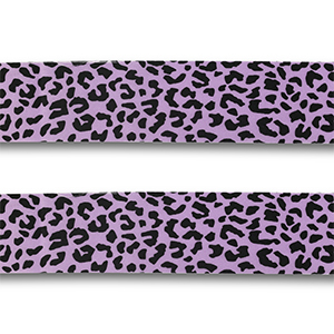 Bandana leopardo viola-nero