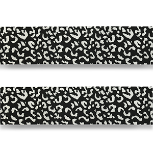 Bandana leopardo nero-bianco
