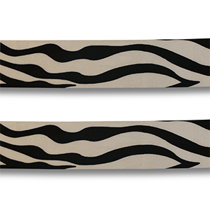 Bandana zebra nero-beige
