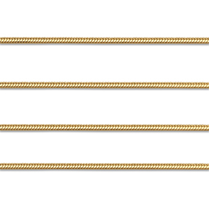 Componenti in acciaio inossidabile catena serpente oro