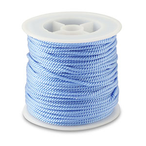 Cordoncino alla moda 2mm blu chiaro