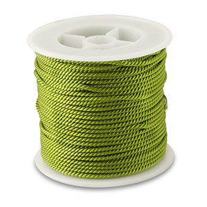 Cordoncino alla moda 2mm verde oliva
