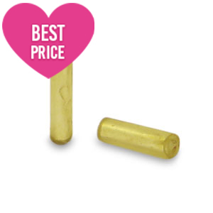 Perline di vetro rocailles bugles speciali oro verdasto