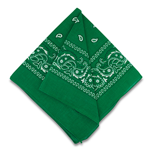 Bandana verde scuro