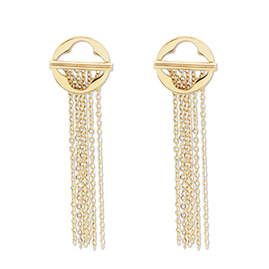 Orecchini in acciaio inossidabil oro