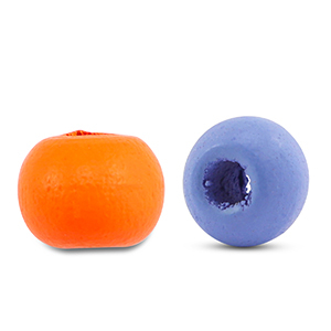 Perline di legno tonde 8mm multicolore