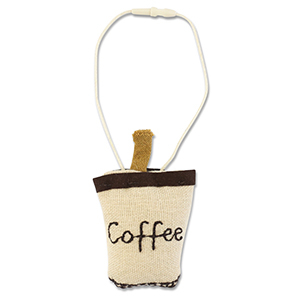 Ciondoli accattivanti "Coffee" beige-marrone